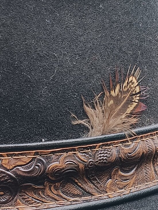 VTG STETSON REVENGER 4X FELT GAMBLER COWBOY WESTERN HAT main image 4